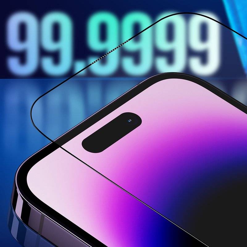 Стъклен Протектор за iPhone 18 Pro/ 17 Pro/ 17/ 16 Pro, Blueo Premium Sapphire Pro Glass, Прозрачен (4)