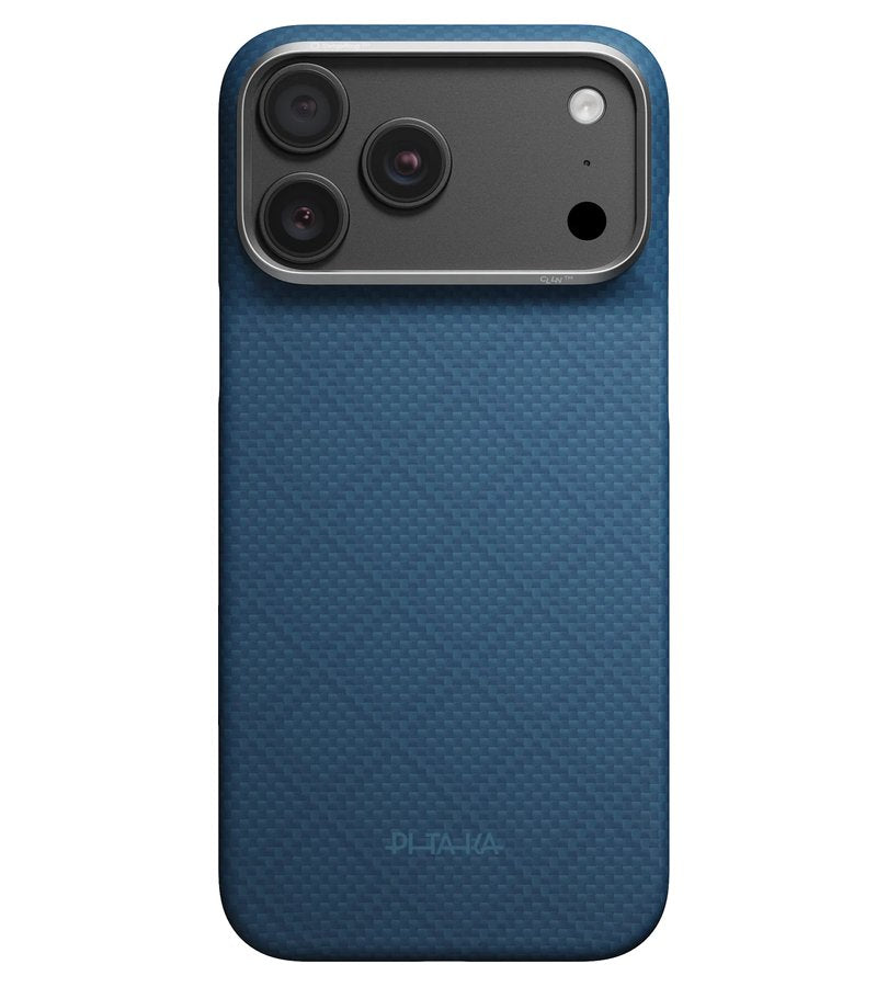 Magsafe Калъф за iPhone 18 Pro/ 17 Pro, Pitaka Edge Case Abyss Blue, Син (4)