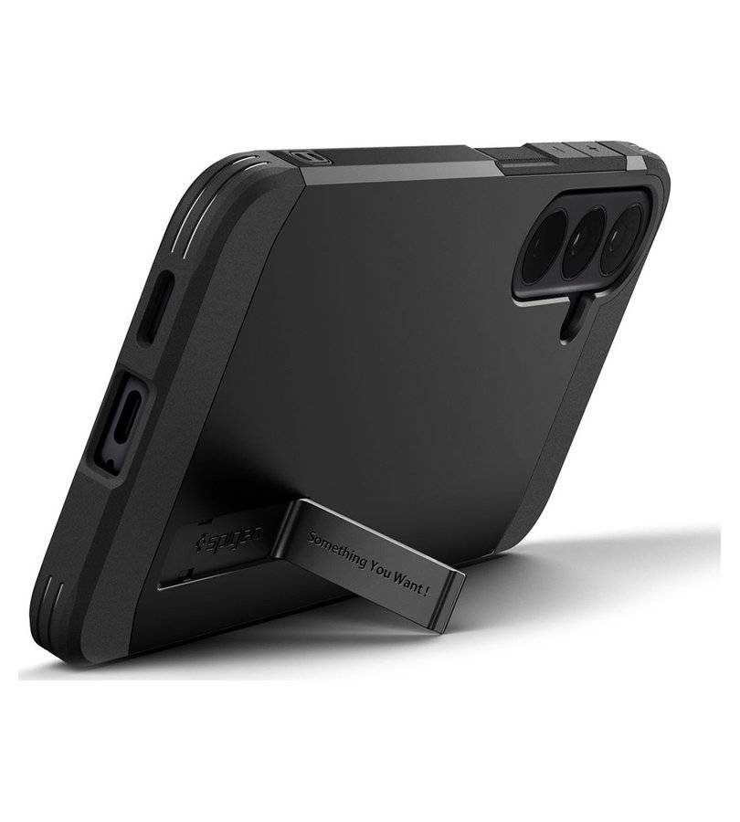 Magsafe Калъф за Samsung S26 FE, Spigen Tough Armor Mag Fit Case, Черен (6)