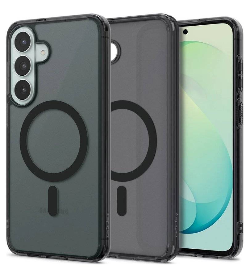 Magsafe Калъф за Samsung S26 FE, Spigen Ultra Hybrid Frost Mag Fit Case, Черен