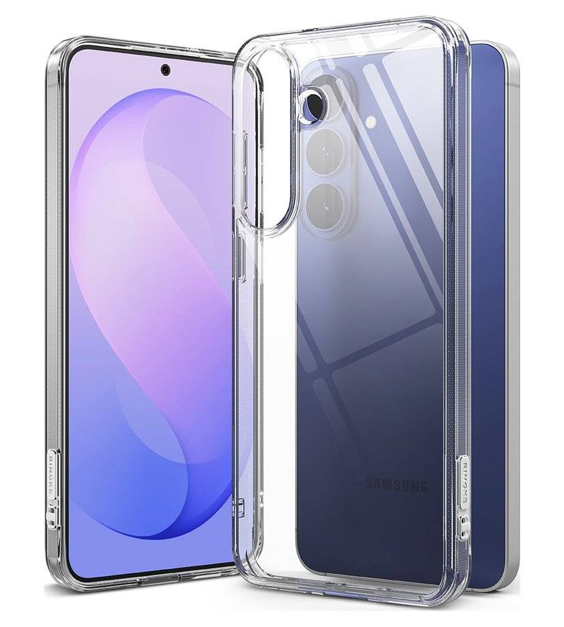 Калъф за Samsung S26 FE, Ringke Fusion Clear Case, Прозрачен (4)