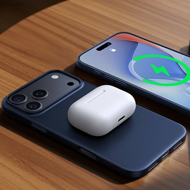 Magsafe Калъф за iPhone 17 Pro Max/ 18 Pro Max, Torras OriginFit-Mag Case, Тъмно Син (6)