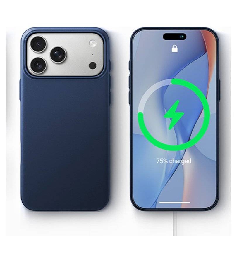 Magsafe Калъф за iPhone 17 Pro Max/ 18 Pro Max, Torras OriginFit-Mag Case, Тъмно Син (4)