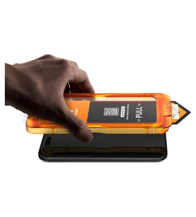 Стъклен Протектор за iPhone 18 Pro Max/ 17 Pro Max, Spigen Align Master Slim Glas.tR 3бр., Прозрачен (8)