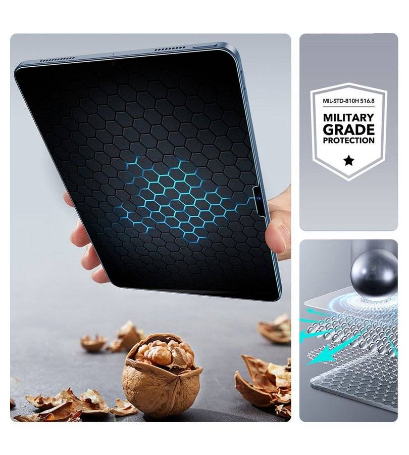 Стъклен Протектор за iPad 11th A16/ 10th, ESR Ultrafit Tempered Glass 2бр., Прозрачен (8)
