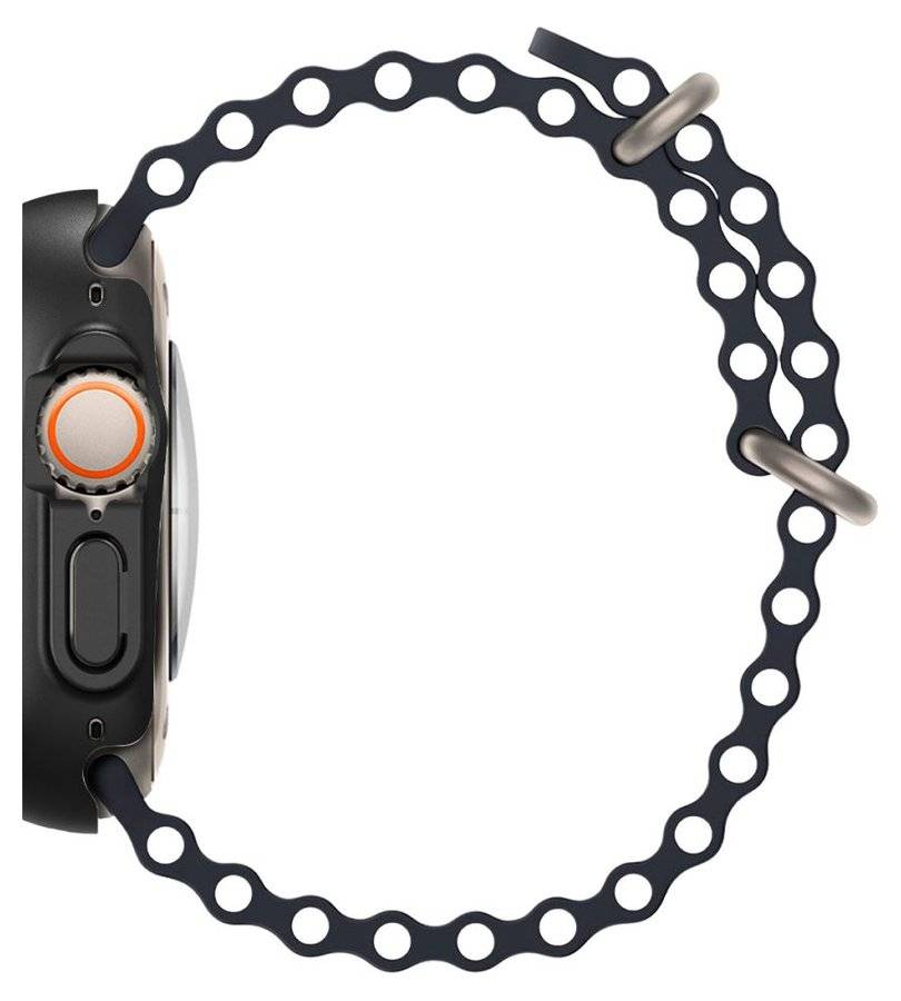 Цялостен Калъф за Watch Ultra 1 / 2 / 3 / 4 49mm, Spigen Thin Fit 360 Case, Черен (15)