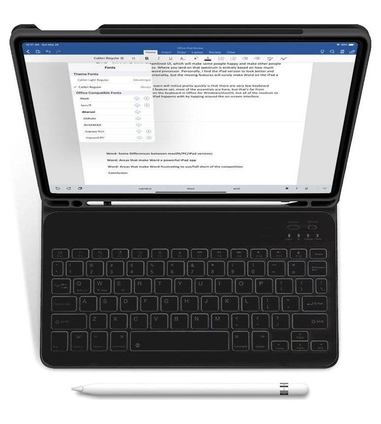Калъф с Клавиатура за iPad 11th A16/ 10th, Tech-Protect SC Pen Keyboard Case, Черен (2)