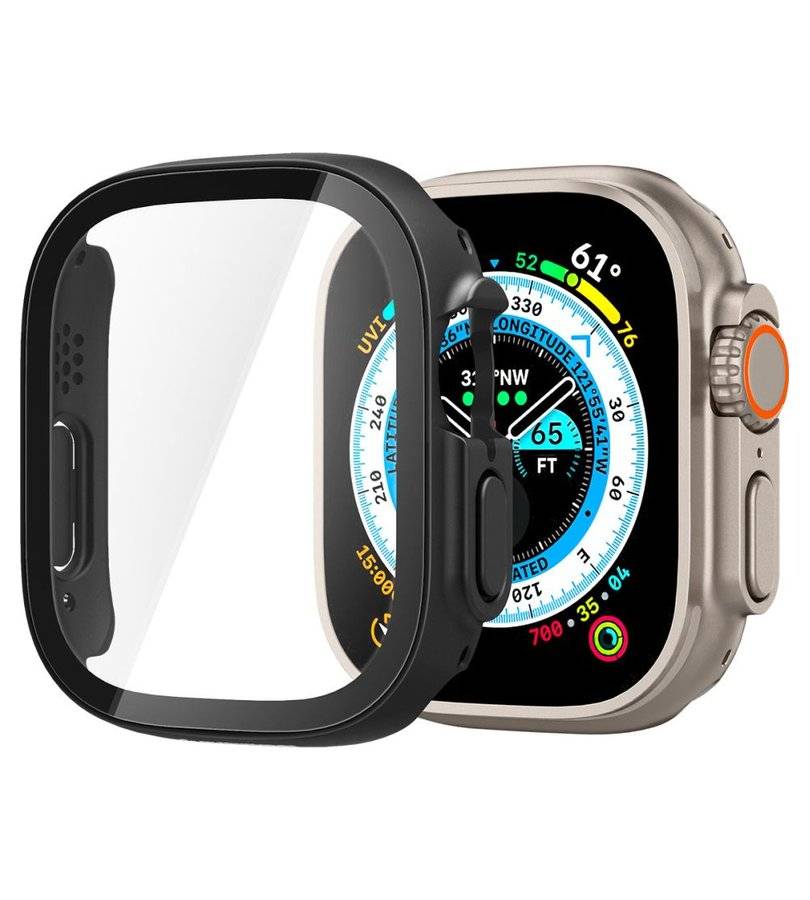 Цялостен Калъф за Watch Ultra 1 / 2 / 3 / 4 49mm, Spigen Thin Fit 360 Case, Черен