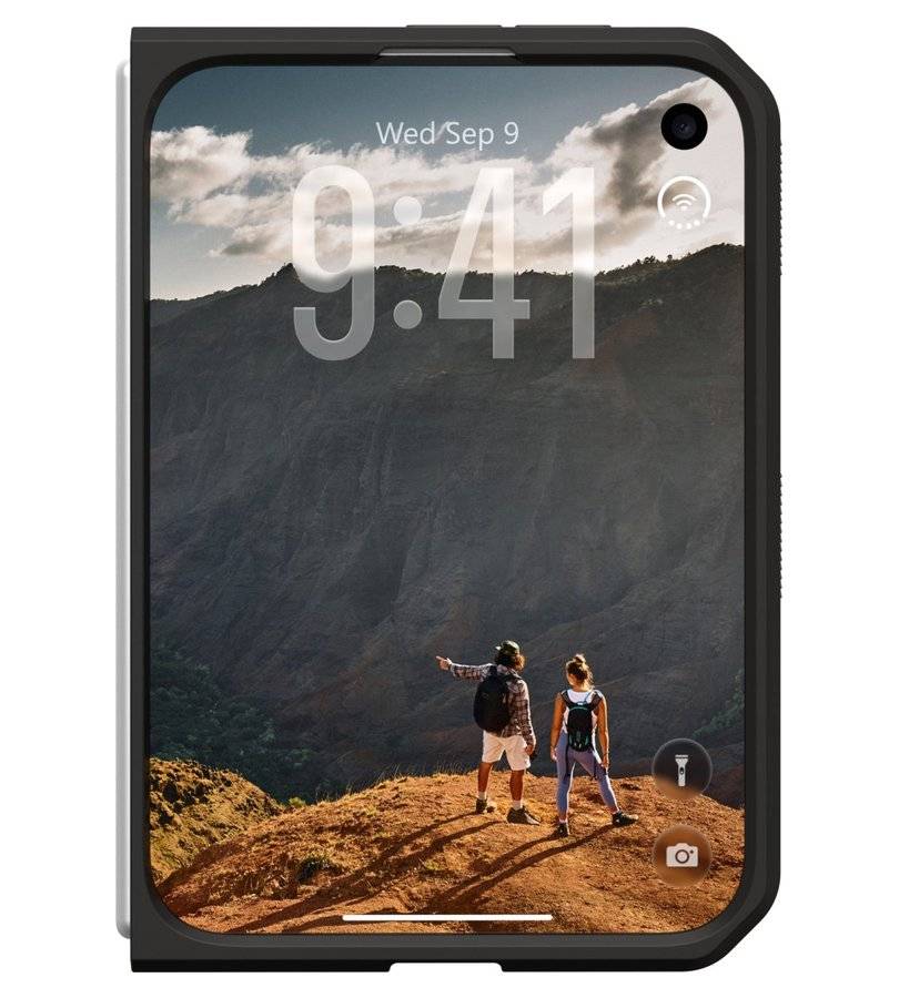 Magsafe Калъф за iPhone Duo, UAG Mouve Case Ice, Прозрачен (15)
