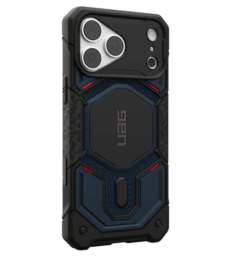 Magsafe Калъф за iPhone 18 Pro Max/ 17 Pro Max, UAG Monarch Pro Kevlar Case Mallard, Син (3)