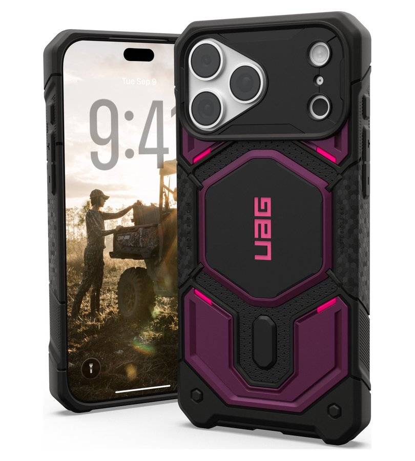 Magsafe Калъф за iPhone 18 Pro Max/ 17 Pro Max, UAG Monarch Pro Case Deep Purple, Тъмно Лилав (4)