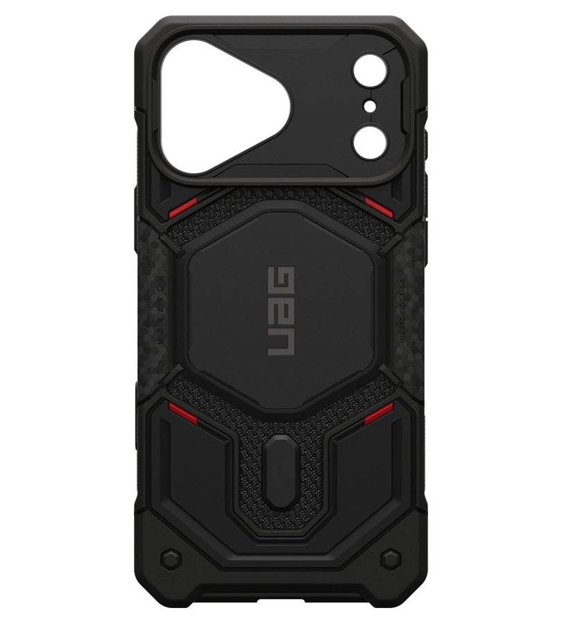 Magsafe Калъф за iPhone 18 Pro Max/ 17 Pro Max, UAG Monarch Pro Kevlar Case, Черен (5)