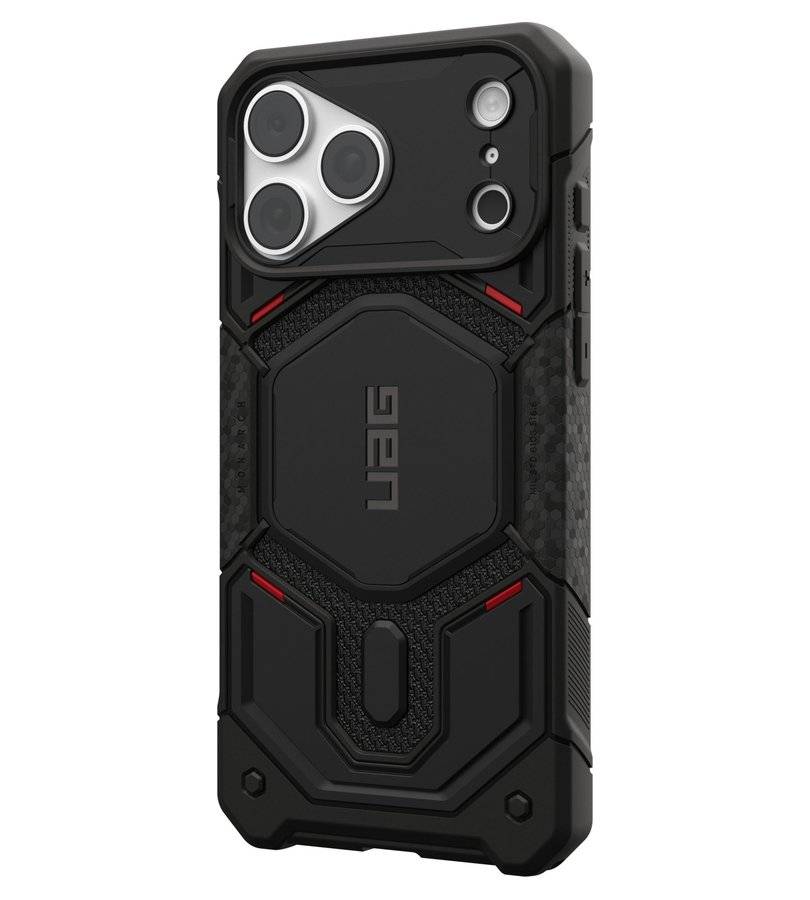 Magsafe Калъф за iPhone 18 Pro Max/ 17 Pro Max, UAG Monarch Pro Kevlar Case, Черен (2)