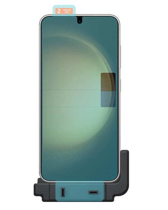 Оригинален Протектор за Samsung S23, Screen Folio Glass EF-US911CTE, Прозрачен (2)