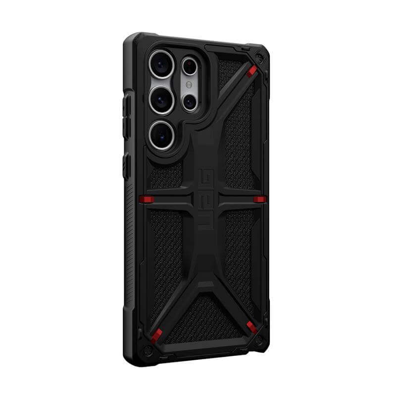 Противоударен Калъф за Samsung S23 Ultra, UAG Monarch Kevlar Case, Черен (4)