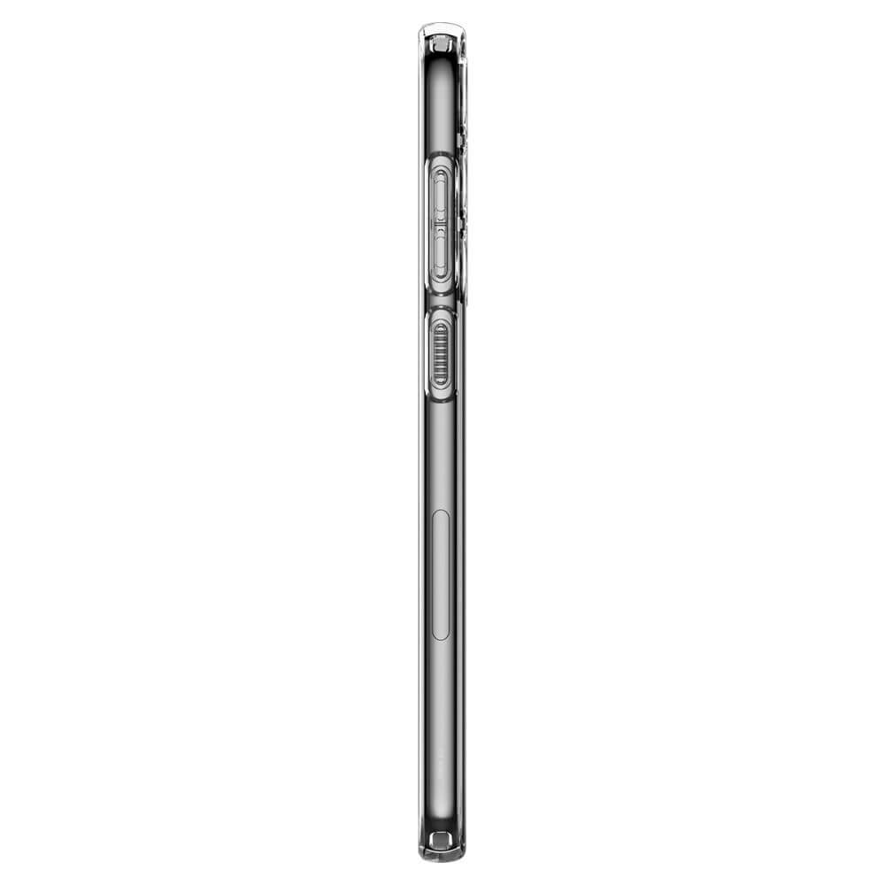 Противоударен Силиконов Калъф за Samsung S23 Plus, Spigen Liquid Crystal Case, Прозрачен (3)