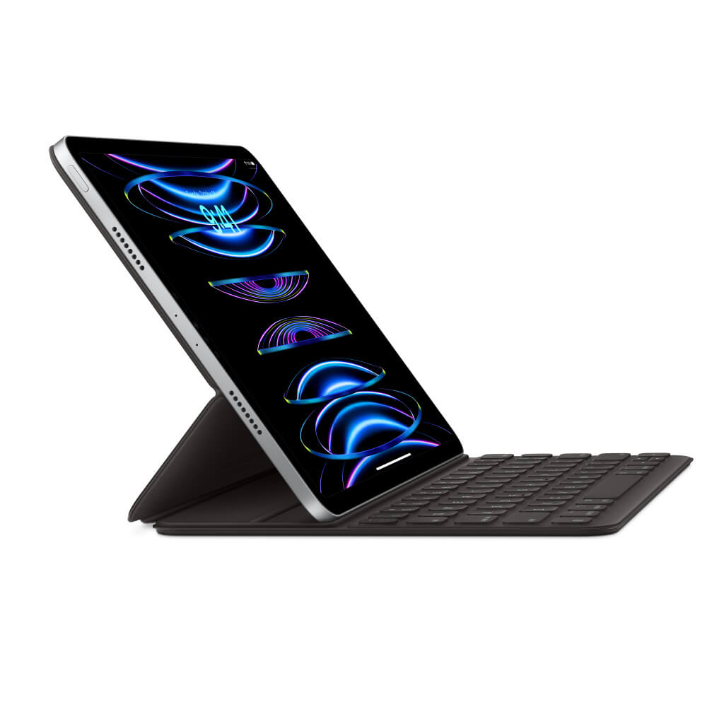 Оригинален Калъф с Клавиатура за iPad Pro 11, Apple Smart Keyboard Folio Case Mxnk2, Черен (6)