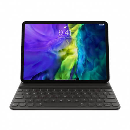 Оригинален Калъф с Клавиатура за iPad Pro 11, Apple Smart Keyboard Folio Case Mxnk2, Черен (3)