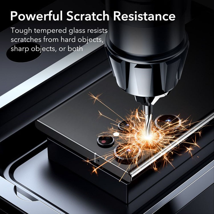 Протектор за Камерата на Samsung S23 Ultra, ESR Camera Lens Ring Glass, Черен (5)