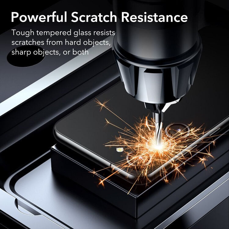 Протектор за Камерата на Samsung S23, ESR Camera Lens Ring Glass, Черен (5)