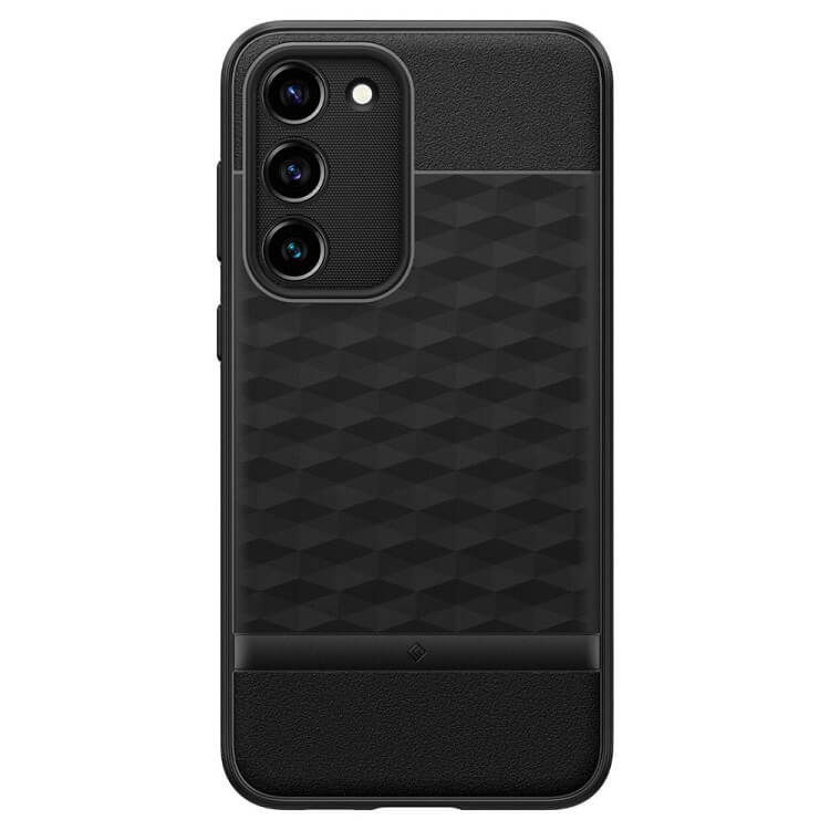 Противоударен Калъф за Samsung S23 Plus, Spigen Caseology Parallax, Черен (3)