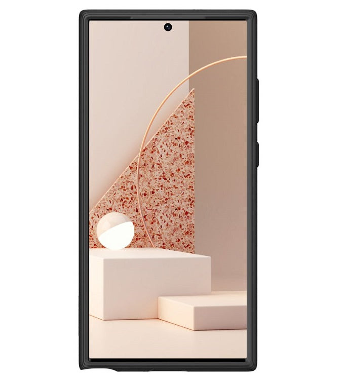 Противоударен Калъф за Samsung S23 Ultra, Spigen Caseology Parallax, Черен (5)