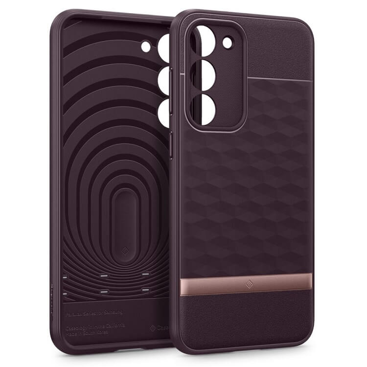 Противоударен Калъф за Samsung S23 Plus, Spigen Caseology Parallax, Бордо (2)