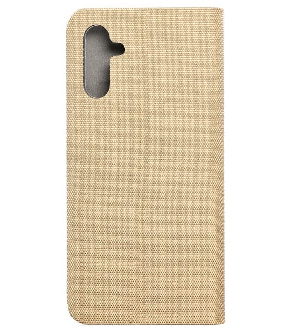 Луксозен Калъф за Samsung A13 5G, Sensitive Book Case, Златист (2)