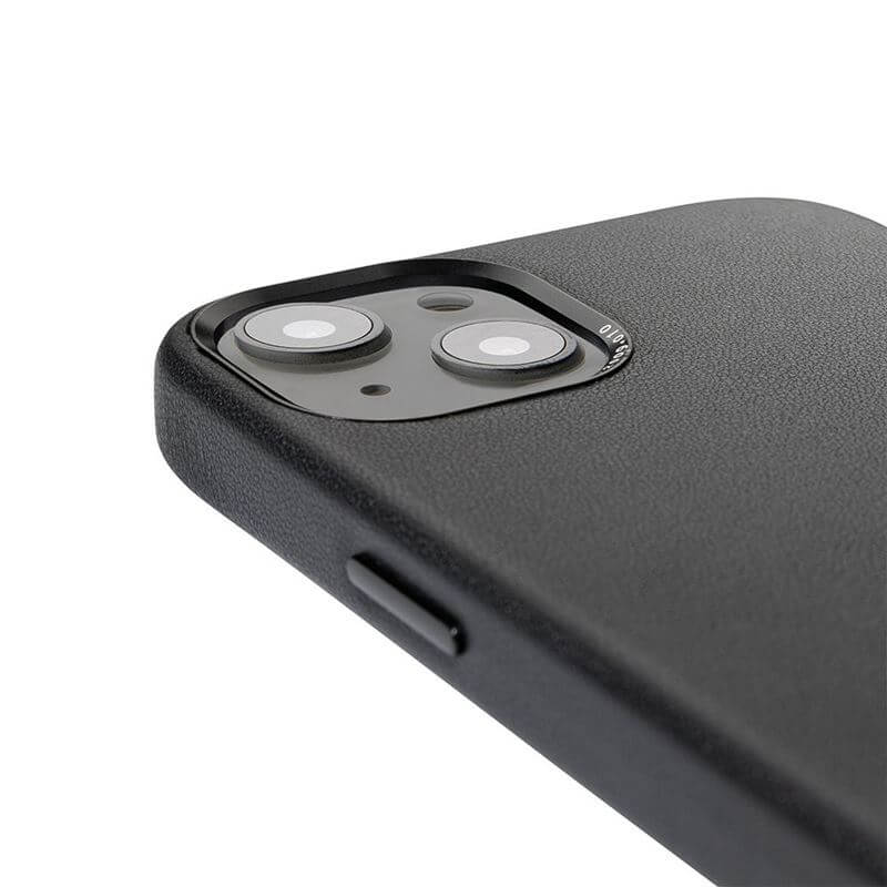 Magsafe Калъф от Естествена Кожа за iPhone 13 Mini, Decoded Leather Case, Черен (4)