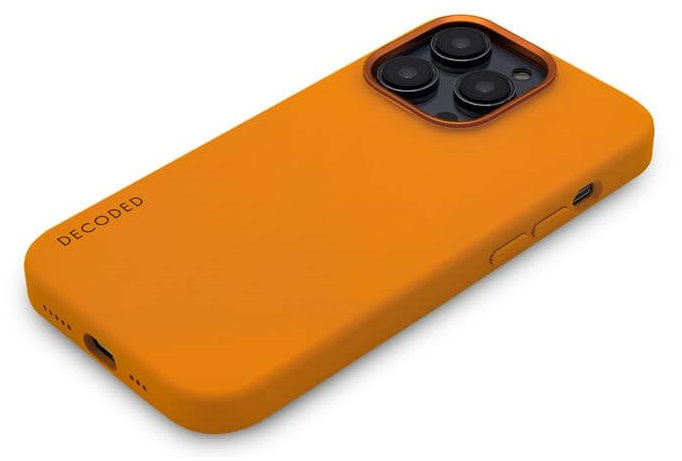 Magsafe Калъф за iPhone 14 Pro Max, Decoded Silicone Case, Жълт (3)