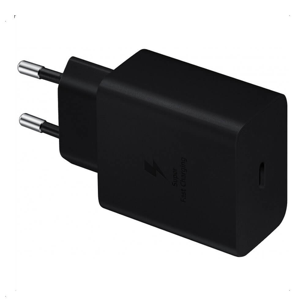 Оригинално Зарядно Samsung 45W 220v Super Fast Charger и USB-C Кабел 1.8m EP-T4510XBE, Черен (Bulk) (2)