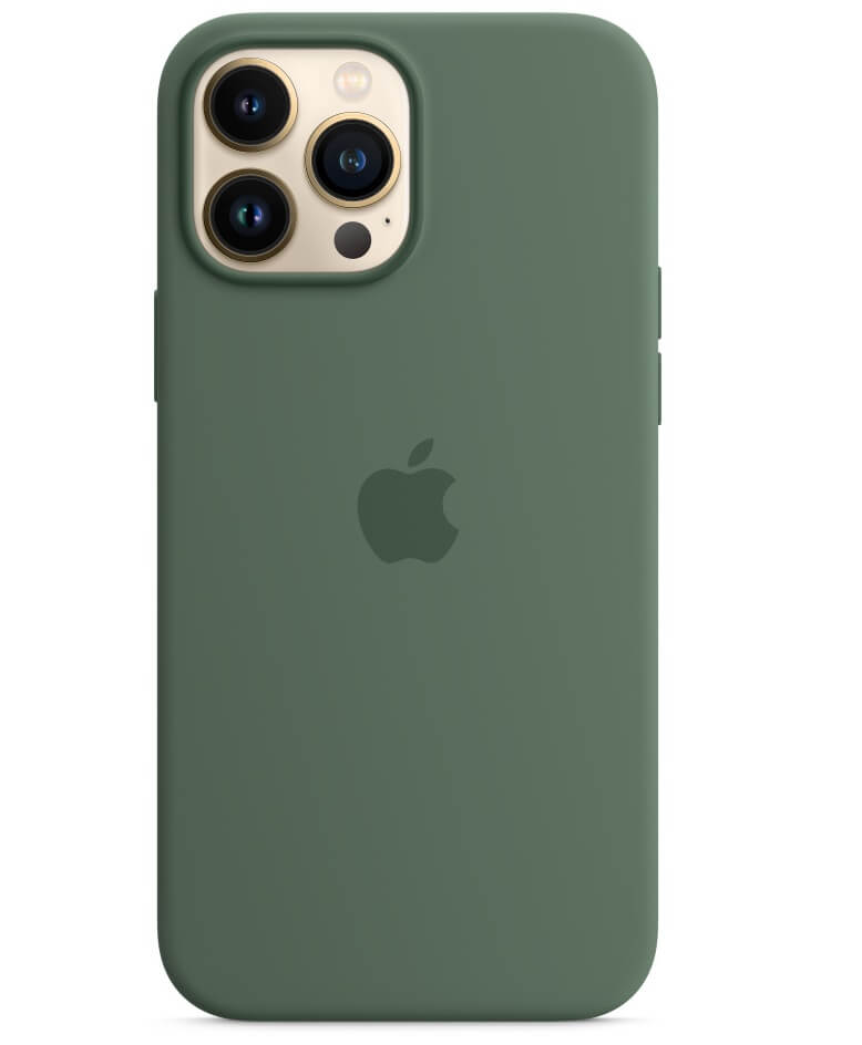 Оригинален Силиконов Калъф за iPhone 13 Pro Max, Silicone Magsafe Case MN6C3ZM/A, Зелен (3)