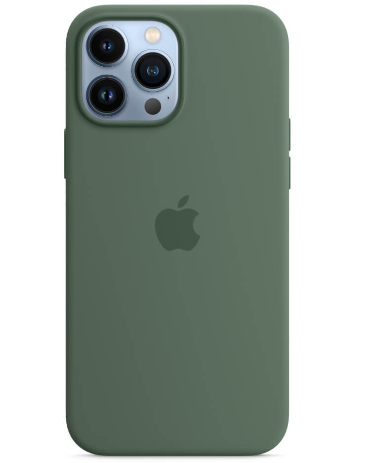 Оригинален Силиконов Калъф за iPhone 13 Pro Max, Silicone Magsafe Case MN6C3ZM/A, Зелен (4)