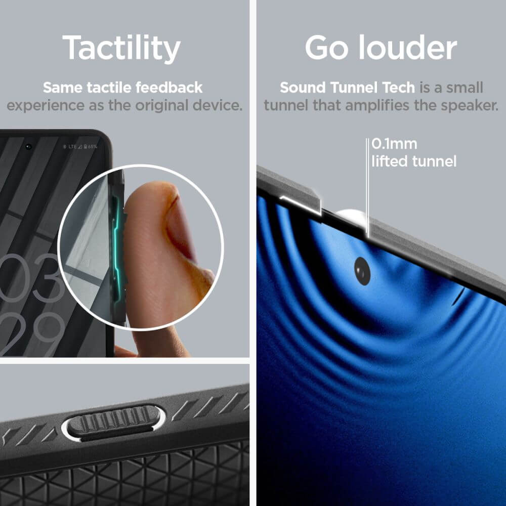 Противоударен Калъф за Google Pixel 7, Spigen Liquid Air Case, Черен (7)
