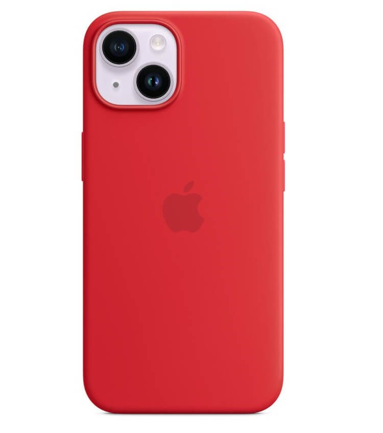 Оригинален Силиконов Калъф за iPhone 14, Silicone Magsafe Case MPRW3ZM/A, Червен (4)