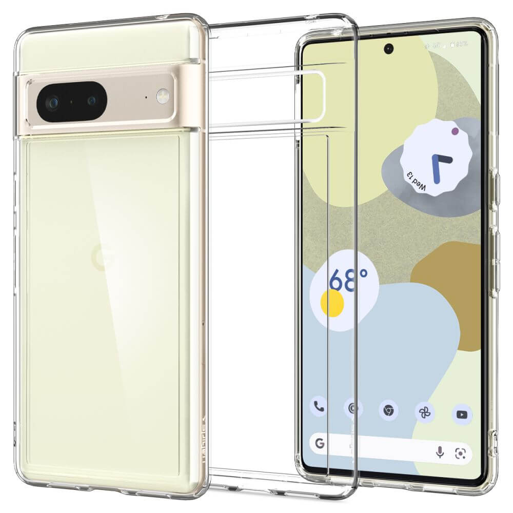Противоударен Калъф за Google Pixel 7, Spigen Ultra Hybrid Case, Прозрачен