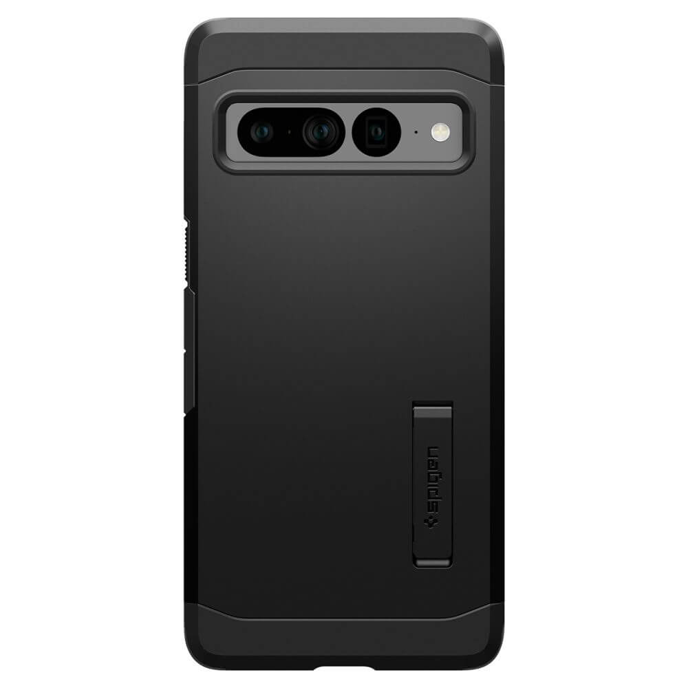 Калъф с Поставка за Google Pixel 7 Pro, Spigen Tough Armor Case, Черен (2)
