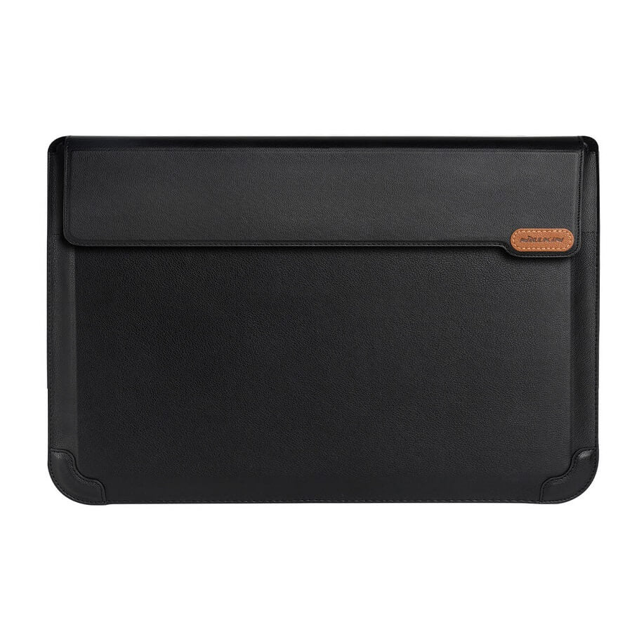 Кожен Калъф-Джоб за Macbook до 14", Nillkin 2in1 Sleeve, Черен
