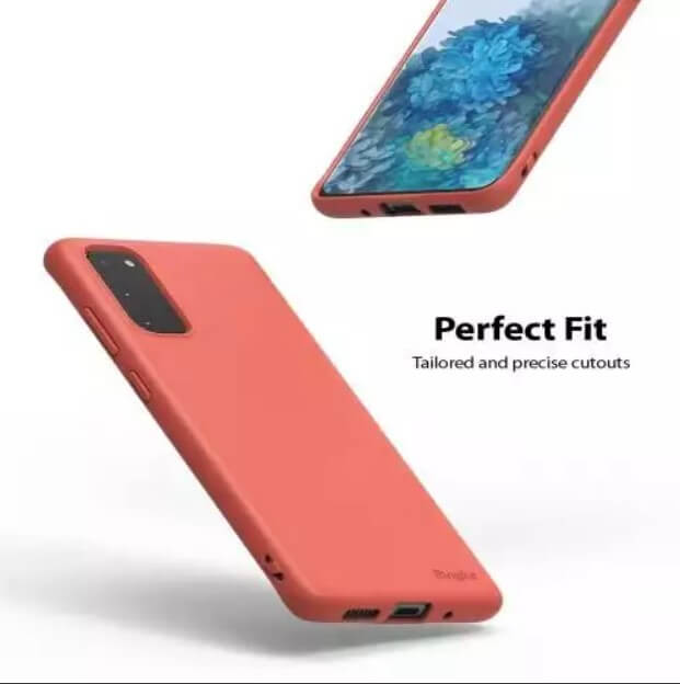 Силиконов Калъф за Samsung S20, Ringke Air S Case, Червен (2)