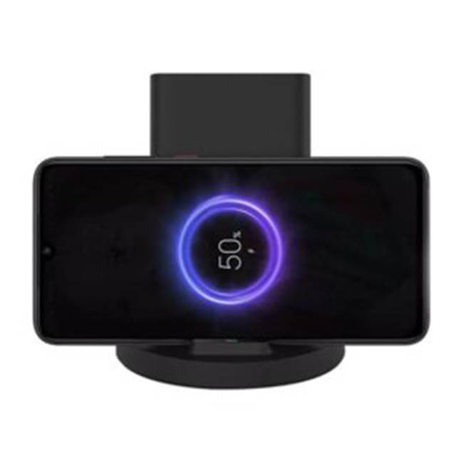Безжично Зарядно Xiaomi Wireless Charging Pad 20W, Черен (3)