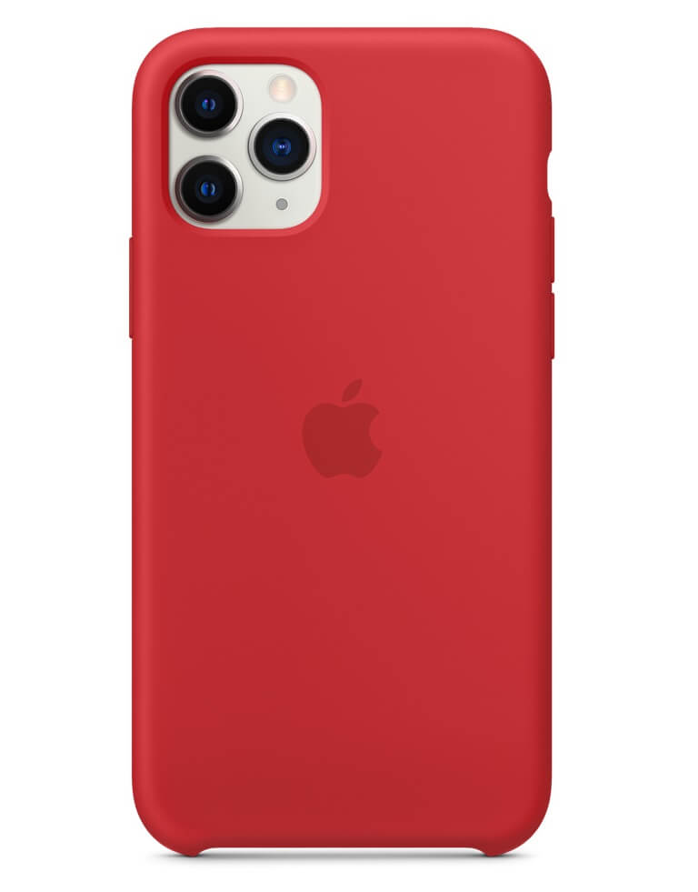 Оригинален Силиконов Калъф за iPhone 11 Pro, Silicone Case MWYH2ZM/A, Червен (2)