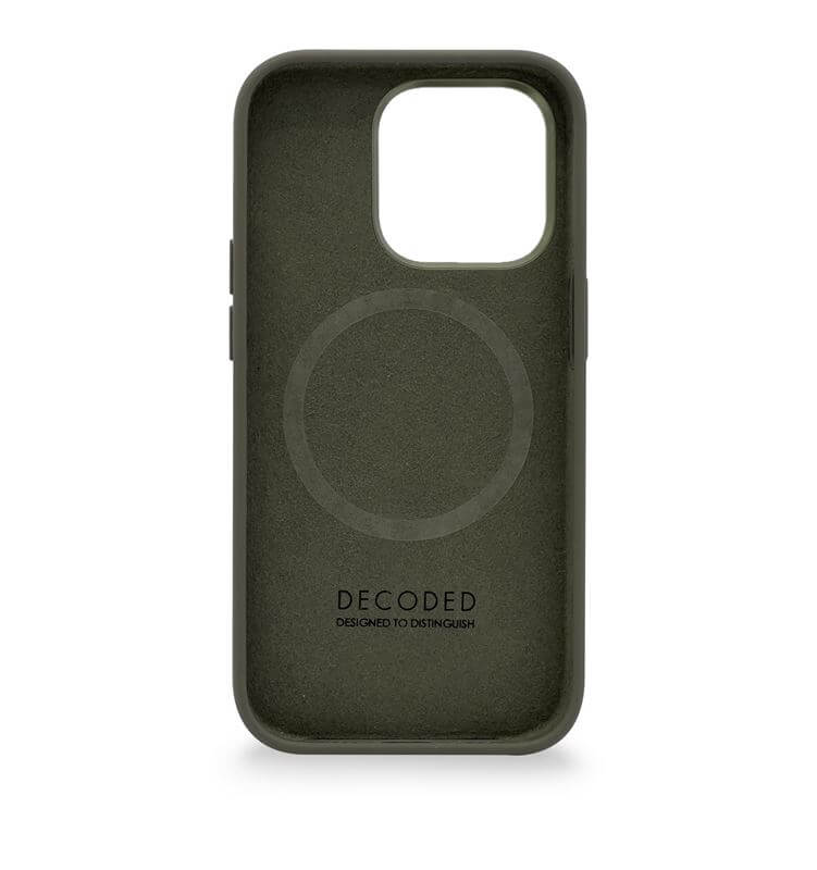 Magsafe Калъф за iPhone 14 Pro Max, Decoded Silicone Case, Зелен (3)