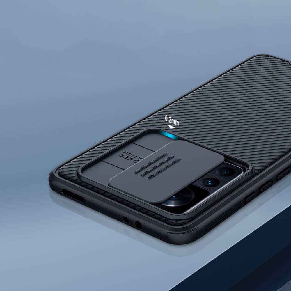 Калъф с Плъзгач за Камера за Xiaomi 12T/ Pro, Nillkin CamShield Case, Черен (2)