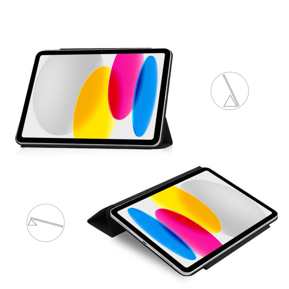 Магнитен Калъф за iPad 11th 2025/ 10th 2022, Tech-Protect MagFold Case, Черен (4)