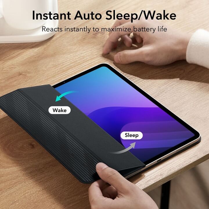 Тънък Калъф за iPad 11th 2025/ 10th 2022, ESR Rebound Magnetic Case, Лилав (4)