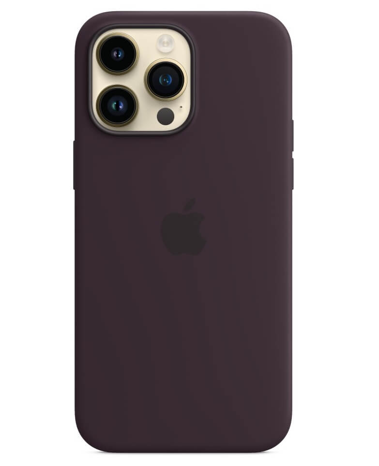 Оригинален Силиконов Калъф за iPhone 14 Pro Max, Silicone Magsafe Case MPTX3ZM/A, Тъмно Лилав (2)