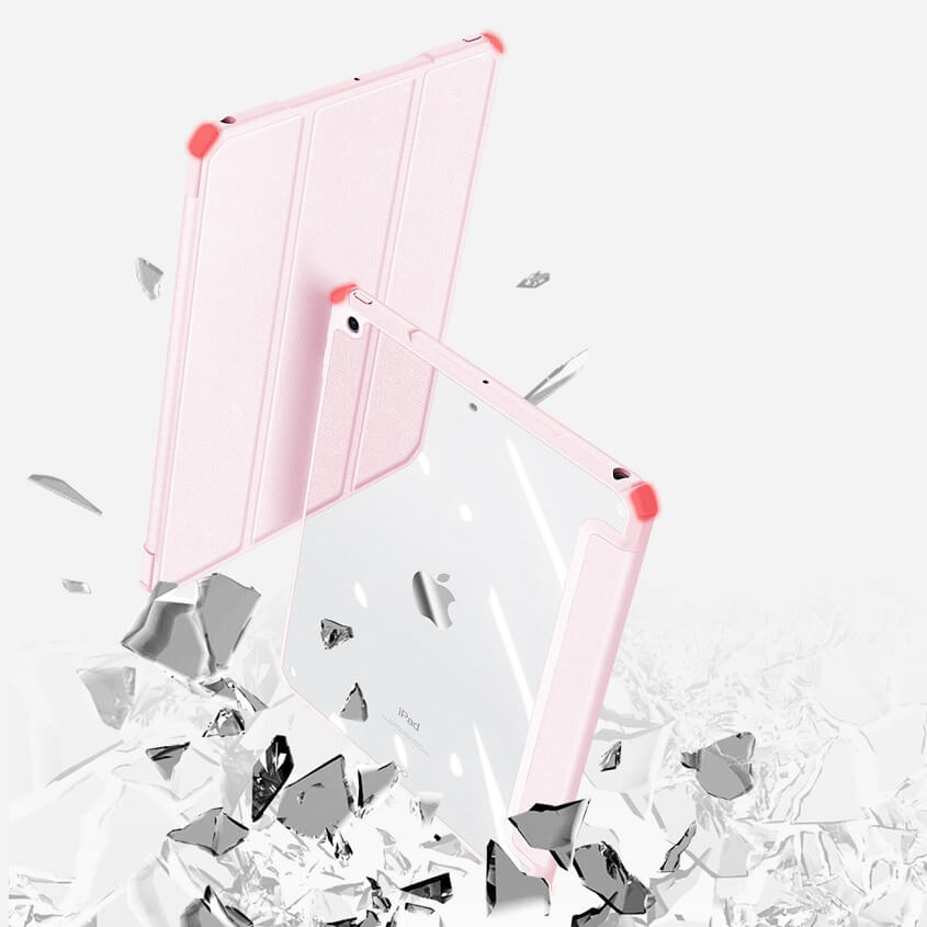 Калъф за iPad 9/ 8/ 7 10.2", Dux Ducis Copa Case, Розов (7)