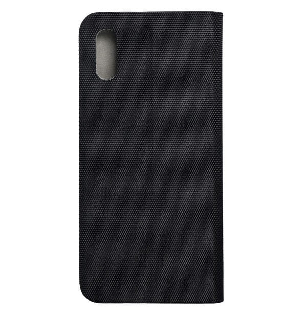 Луксозен Калъф за Xiaomi Redmi 9A, Sensitive Book Case, Черен (2)