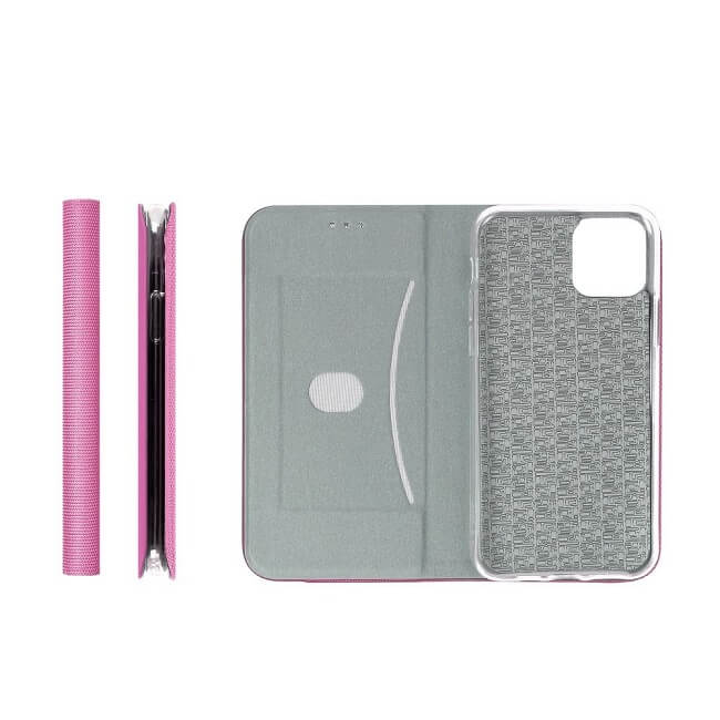 Луксозен Калъф за Samsung A13 4G, Sensitive Book Case, Розов (5)