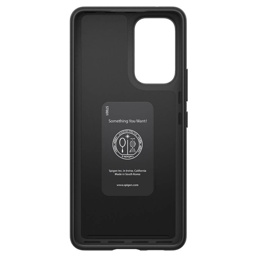 Противоударен Калъф за Samsung A53, Spigen Thin Fit Case, Черен (8)